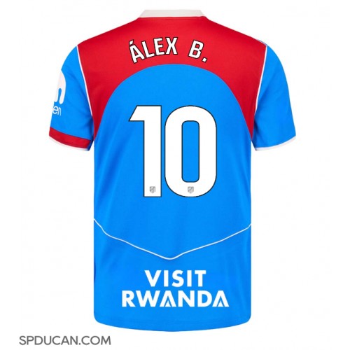 Muški Nogometni Dres Atletico Madrid Alex Baena #10 Rezervni 2025-26 Kratak Rukav